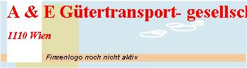 A & E Gütertransport- gesellschaft m.b.H. Branding