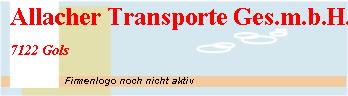 Allacher Transporte Ges.m.b.H. Branding