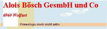 Alois Bösch GesmbH und Co Branding