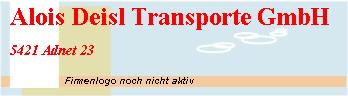 Alois Deisl Transporte GmbH Branding