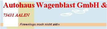 Autohaus Wagenblast GmbH & Co. KG Branding