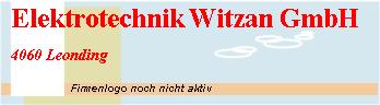 Elektrotechnik Witzan GmbH Branding
