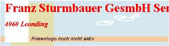 Franz Sturmbauer GesmbH Service für KANAL und ABFALL Branding