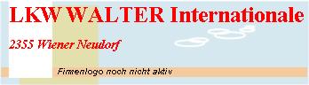 LKW WALTER Internationale Transportorganisation AG Branding